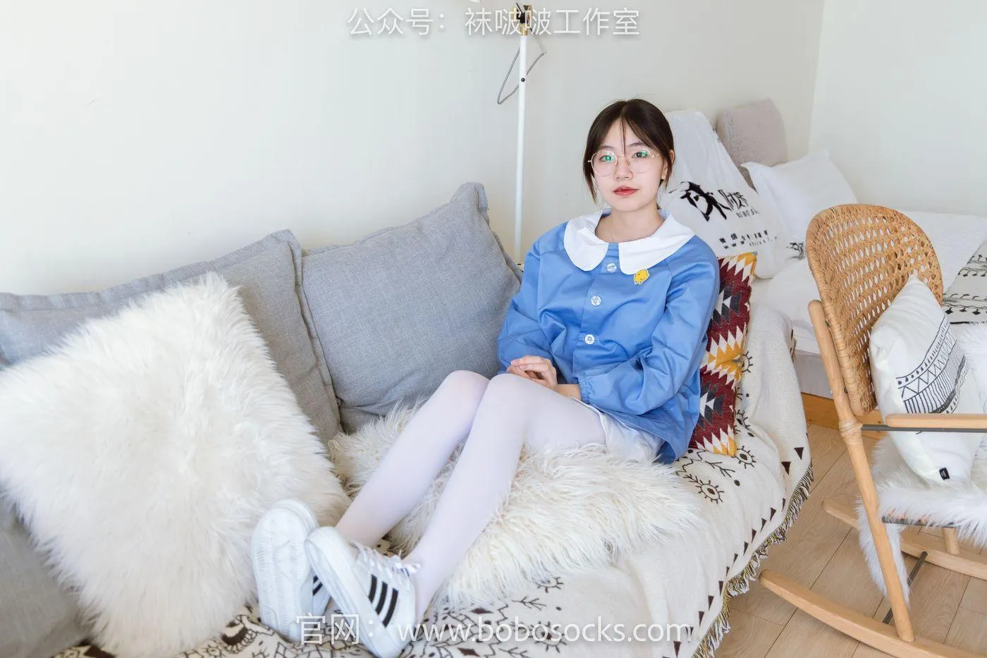 [BoBoSocks袜啵啵]NO.093 小甜豆-贝壳头、厚白丝 [132P]插图5